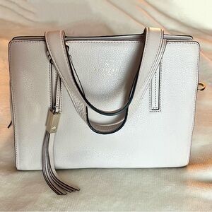 VINTAGE Kate Spade Blush Pink Pebbled Leather Satchel Tote bag crossbody